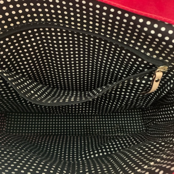 Kate Spade handbag. Never used no tags. Hot pink. Black and white inside - Picture 7 of 12